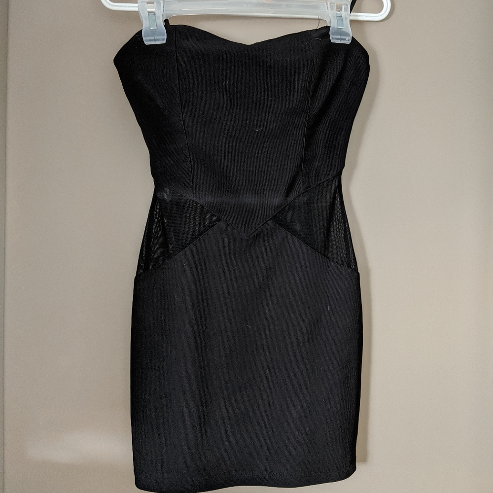 Sexy Black Strapless Dress